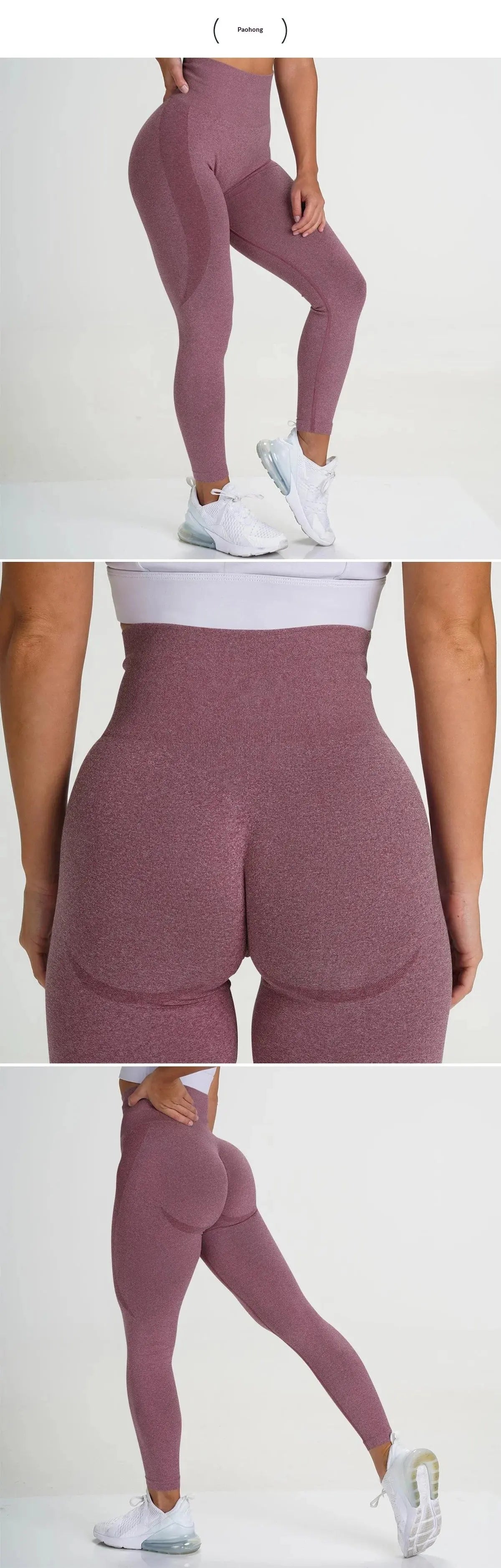 Women's Seamless Yoga Sets - Sexy High Waist Butt Lifting Leggings & Sports Bras Tops Fitness Workout Gym Wear luxecrown.co.uk
