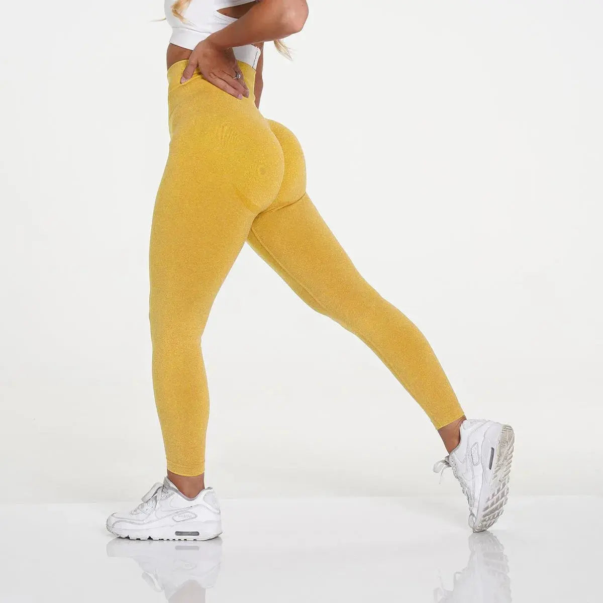 Women's Seamless Yoga Sets - Sexy High Waist Butt Lifting Leggings & Sports Bras Tops Fitness Workout Gym Wear luxecrown.co.uk