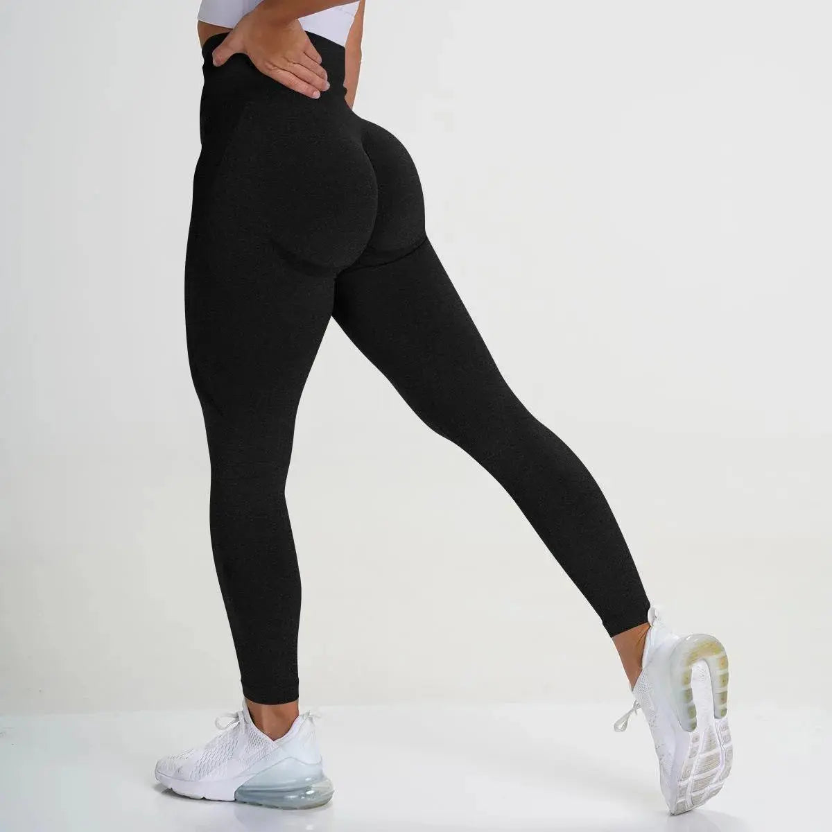 Women's Seamless Yoga Sets - Sexy High Waist Butt Lifting Leggings & Sports Bras Tops Fitness Workout Gym Wear luxecrown.co.uk