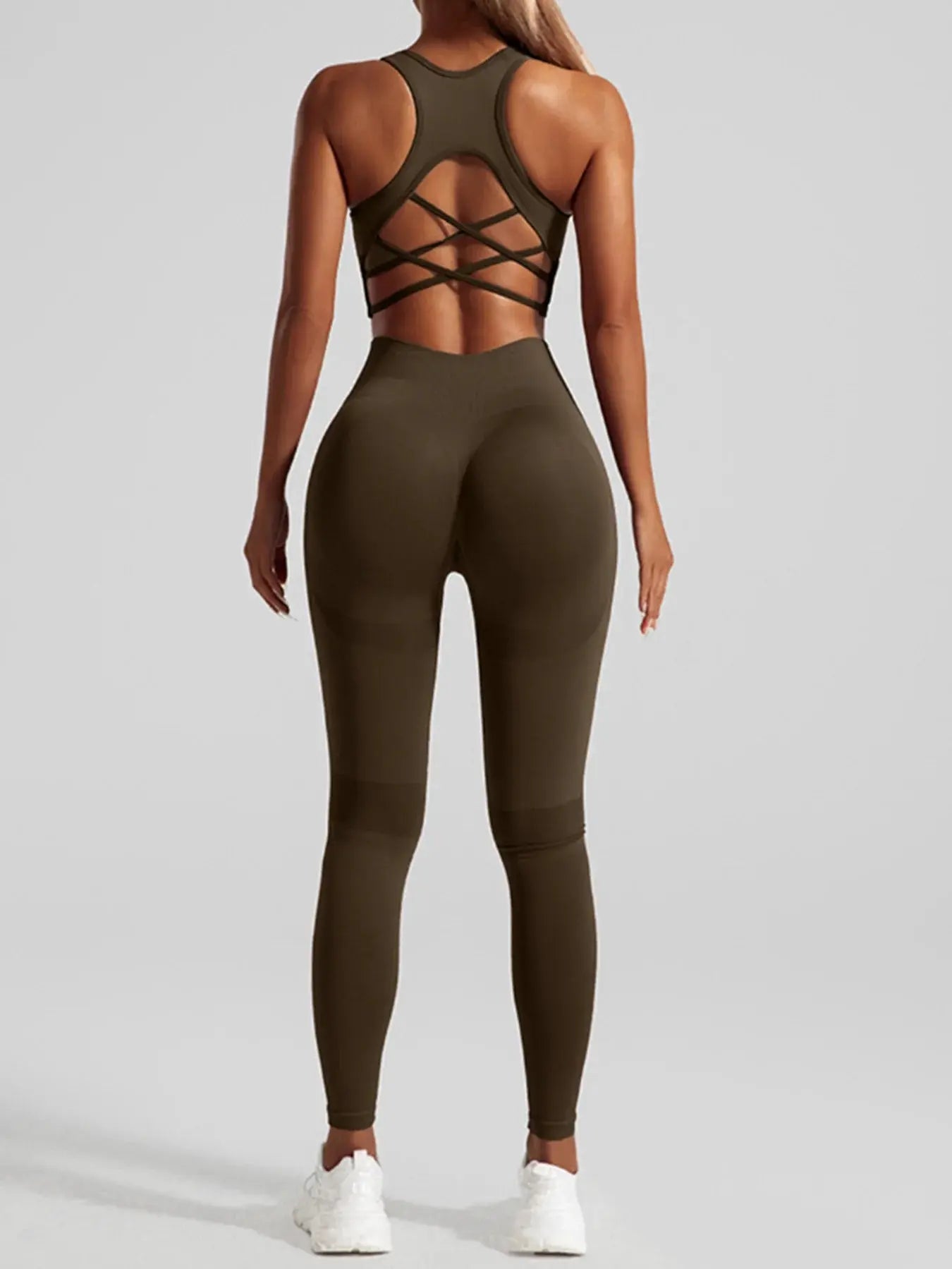 Women's Workout Set 2 Piece, High Impact Sports Bra and High Waist Leggings, Quick Dry Fitness Yoga Suit luxecrown.co.uk