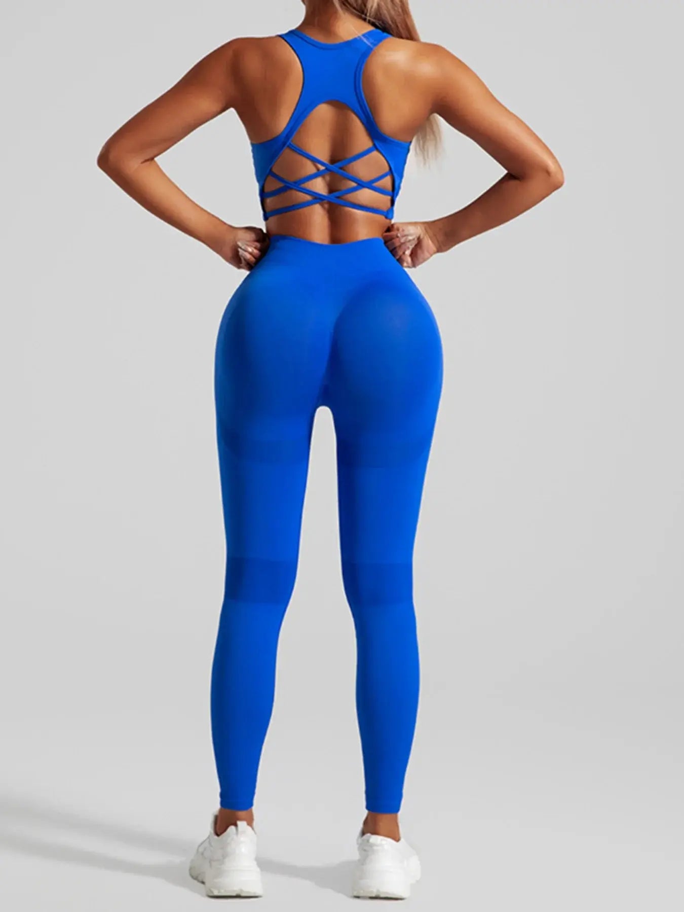 Women's Workout Set 2 Piece, High Impact Sports Bra and High Waist Leggings, Quick Dry Fitness Yoga Suit luxecrown.co.uk