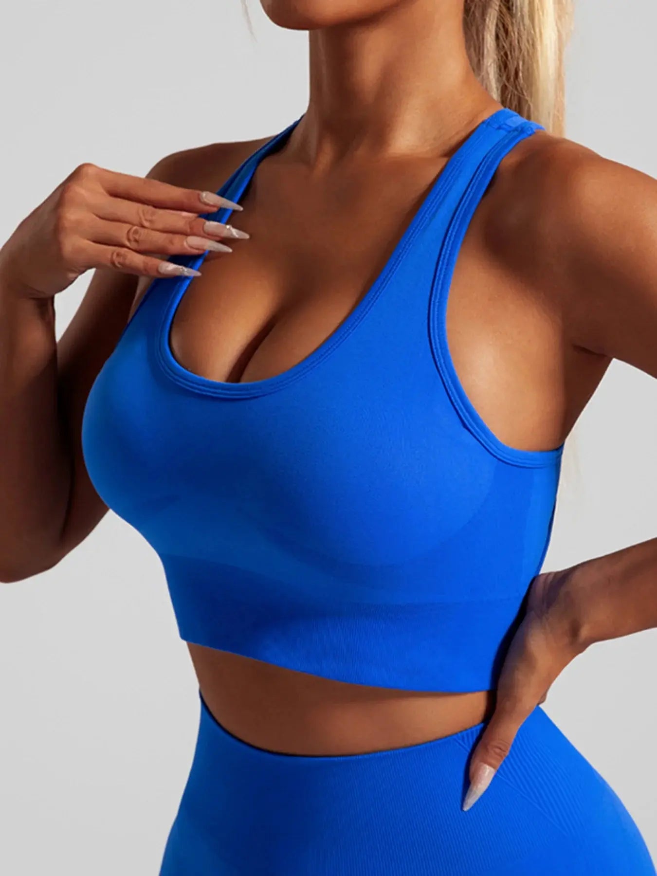 Women's Workout Set 2 Piece, High Impact Sports Bra and High Waist Leggings, Quick Dry Fitness Yoga Suit luxecrown.co.uk