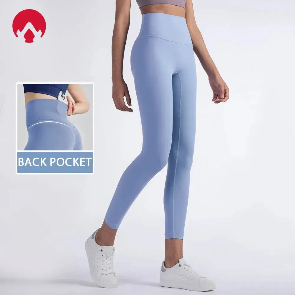 Yoga Leggings for Fitness Legging Sport Femme Back Pocket Pants Female Buttery Soft High Waist Leggins Push Up Gym Tights Women luxecrown.co.uk