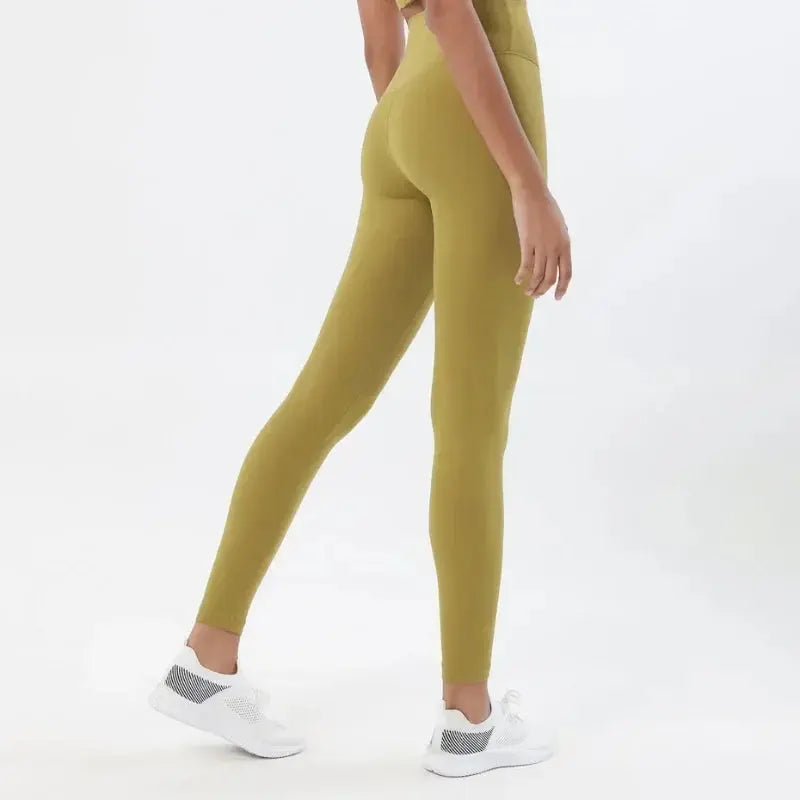 Yoga Leggings for Fitness Legging Sport Femme Back Pocket Pants Female Buttery Soft High Waist Leggins Push Up Gym Tights Women luxecrown.co.uk