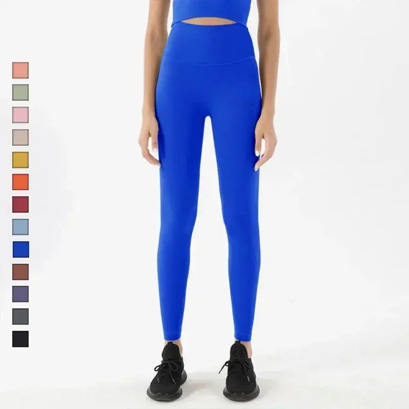 Yoga Leggings for Fitness Legging Sport Femme Back Pocket Pants Female Buttery Soft High Waist Leggins Push Up Gym Tights Women luxecrown.co.uk