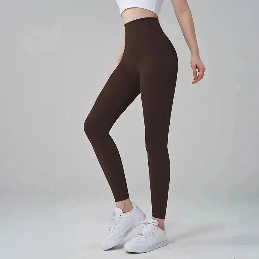 Yoga Leggings for Fitness Legging Sport Femme Back Pocket Pants Female Buttery Soft High Waist Leggins Push Up Gym Tights Women luxecrown.co.uk