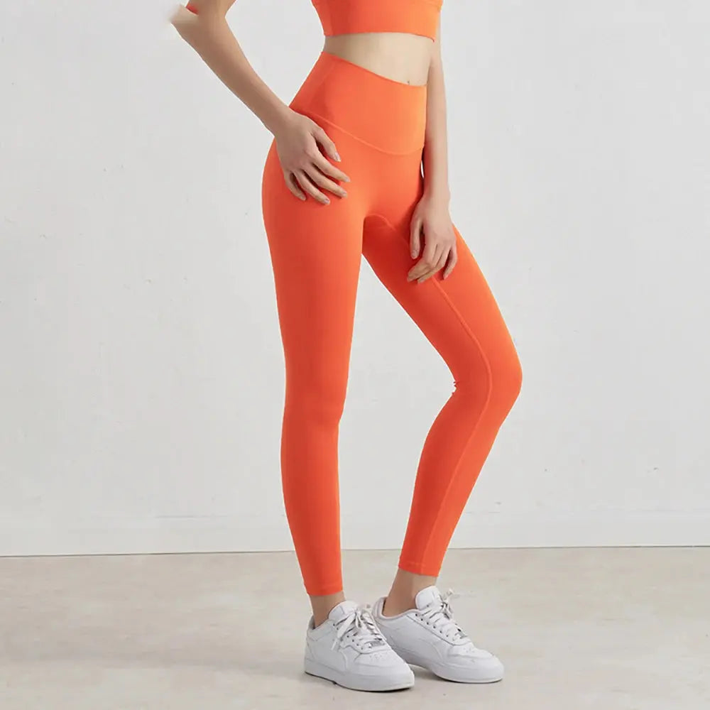 Yoga Leggings for Fitness Legging Sport Femme Back Pocket Pants Female Buttery Soft High Waist Leggins Push Up Gym Tights Women luxecrown.co.uk