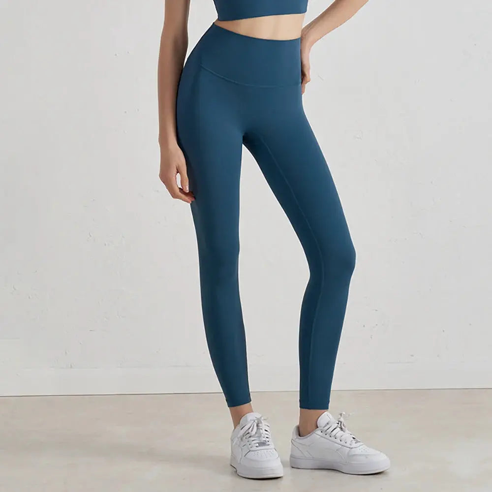Yoga Leggings for Fitness Legging Sport Femme Back Pocket Pants Female Buttery Soft High Waist Leggins Push Up Gym Tights Women luxecrown.co.uk
