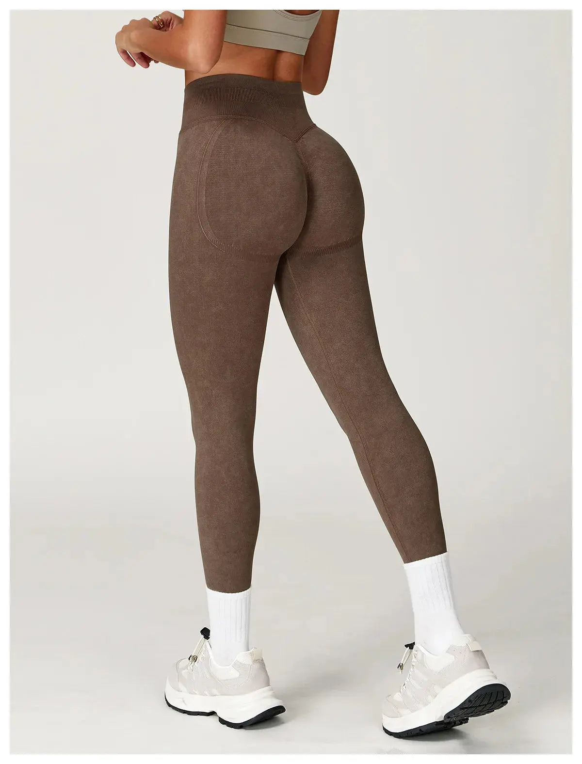 Yoga Pants Sports Leggings Women Seamless Sports Yoga Pant High Waist Ribbed Gym Clothes Fitness Workout Wear Scrunch Bum Tights luxecrown.co.uk