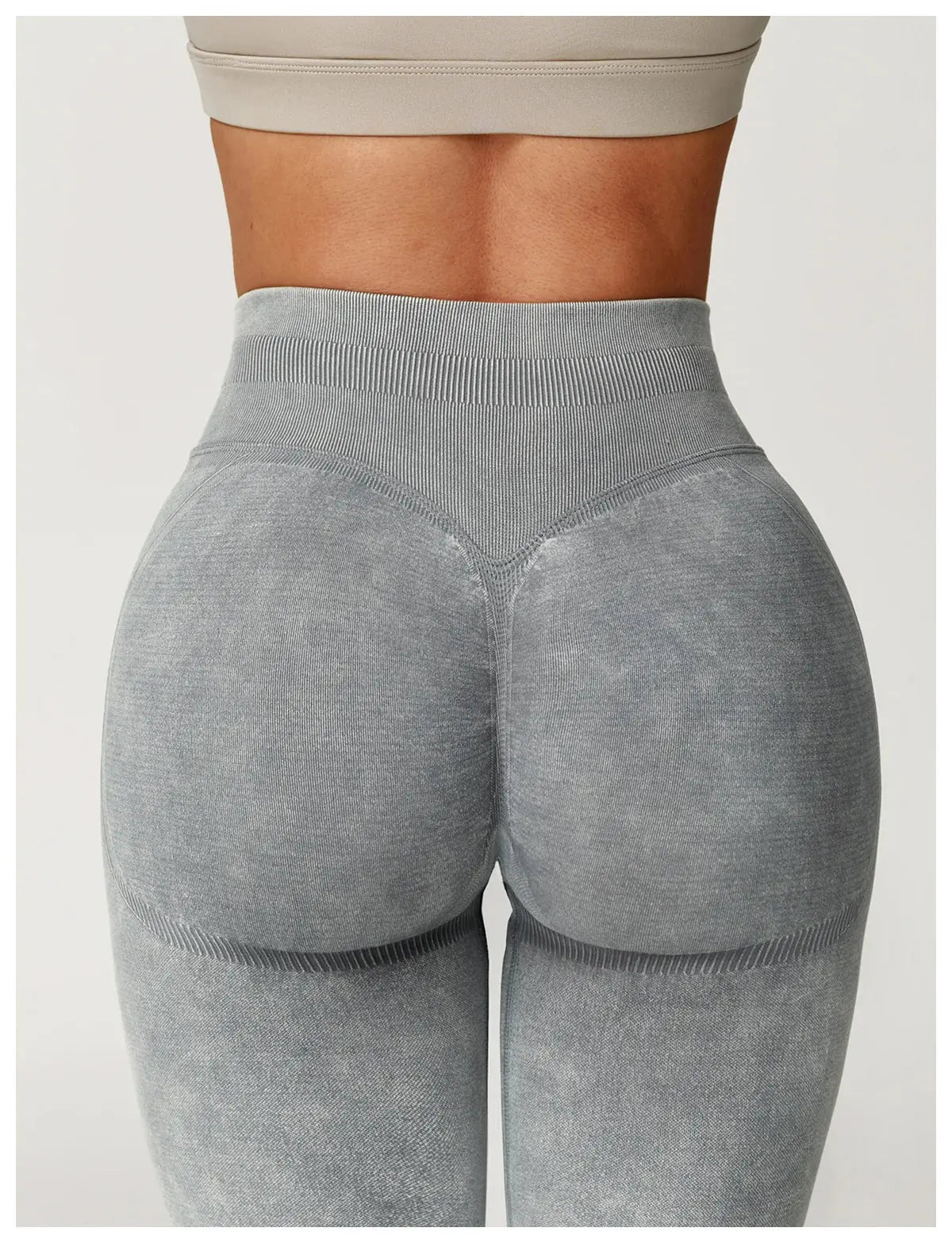 Yoga Pants Sports Leggings Women Seamless Sports Yoga Pant High Waist Ribbed Gym Clothes Fitness Workout Wear Scrunch Bum Tights luxecrown.co.uk