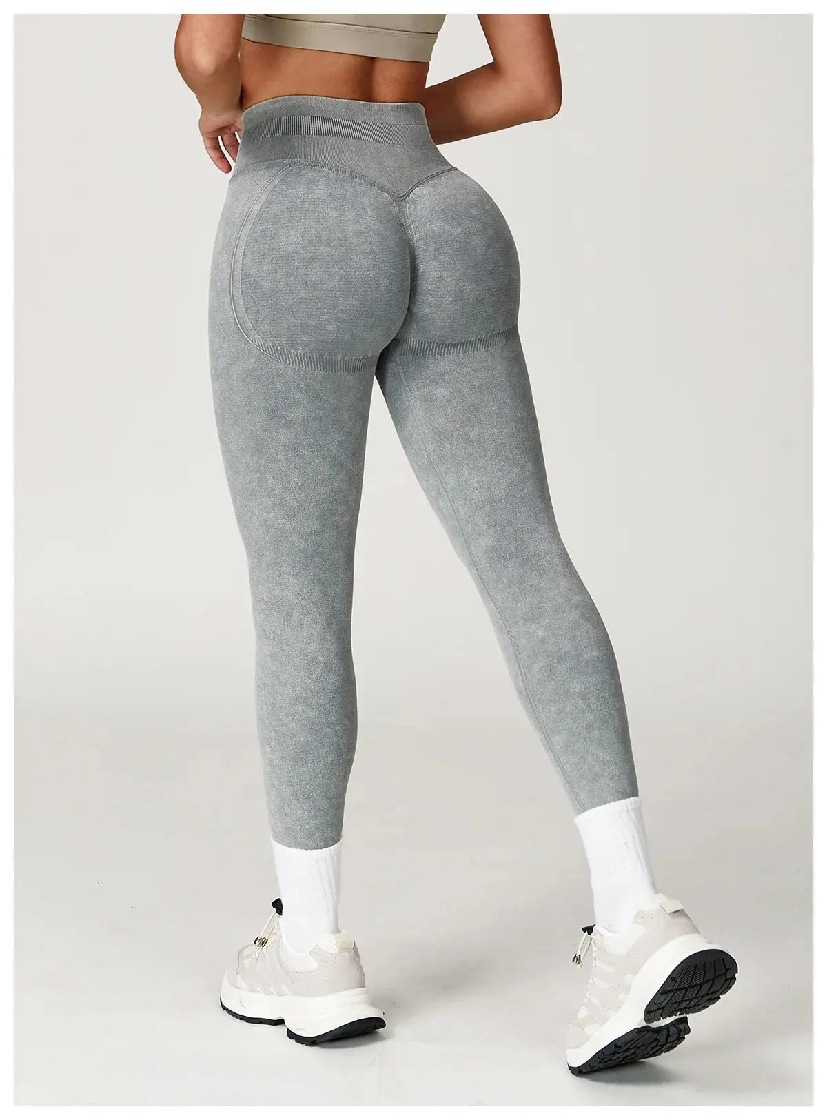 Yoga Pants Sports Leggings Women Seamless Sports Yoga Pant High Waist Ribbed Gym Clothes Fitness Workout Wear Scrunch Bum Tights luxecrown.co.uk