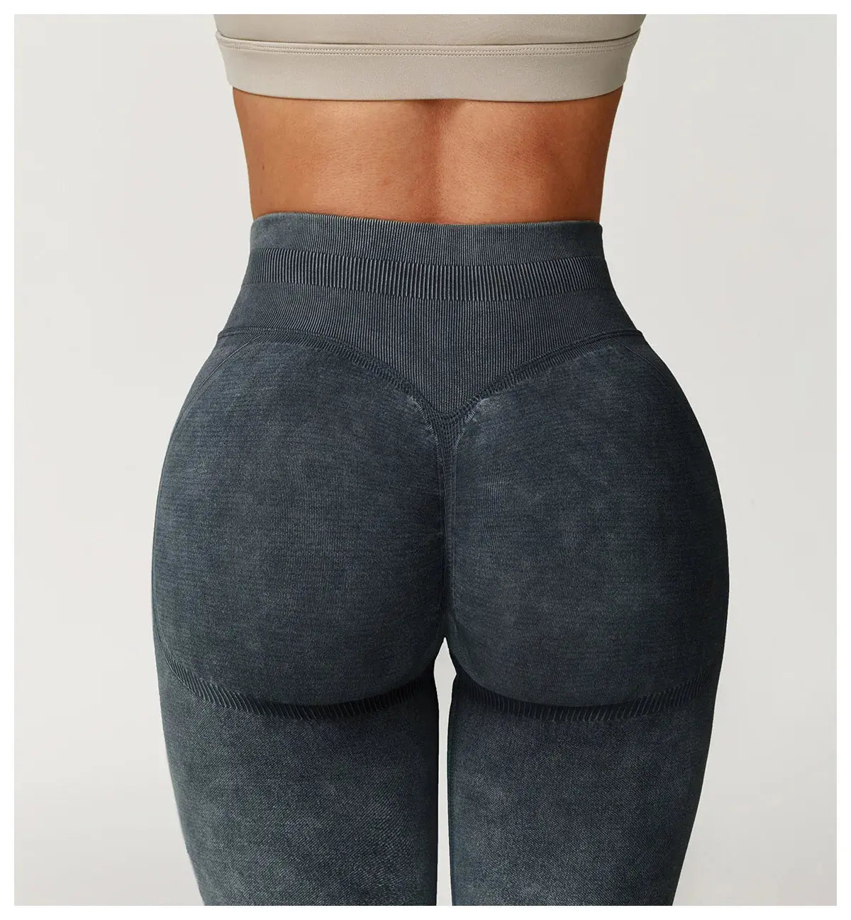 Yoga Pants Sports Leggings Women Seamless Sports Yoga Pant High Waist Ribbed Gym Clothes Fitness Workout Wear Scrunch Bum Tights luxecrown.co.uk