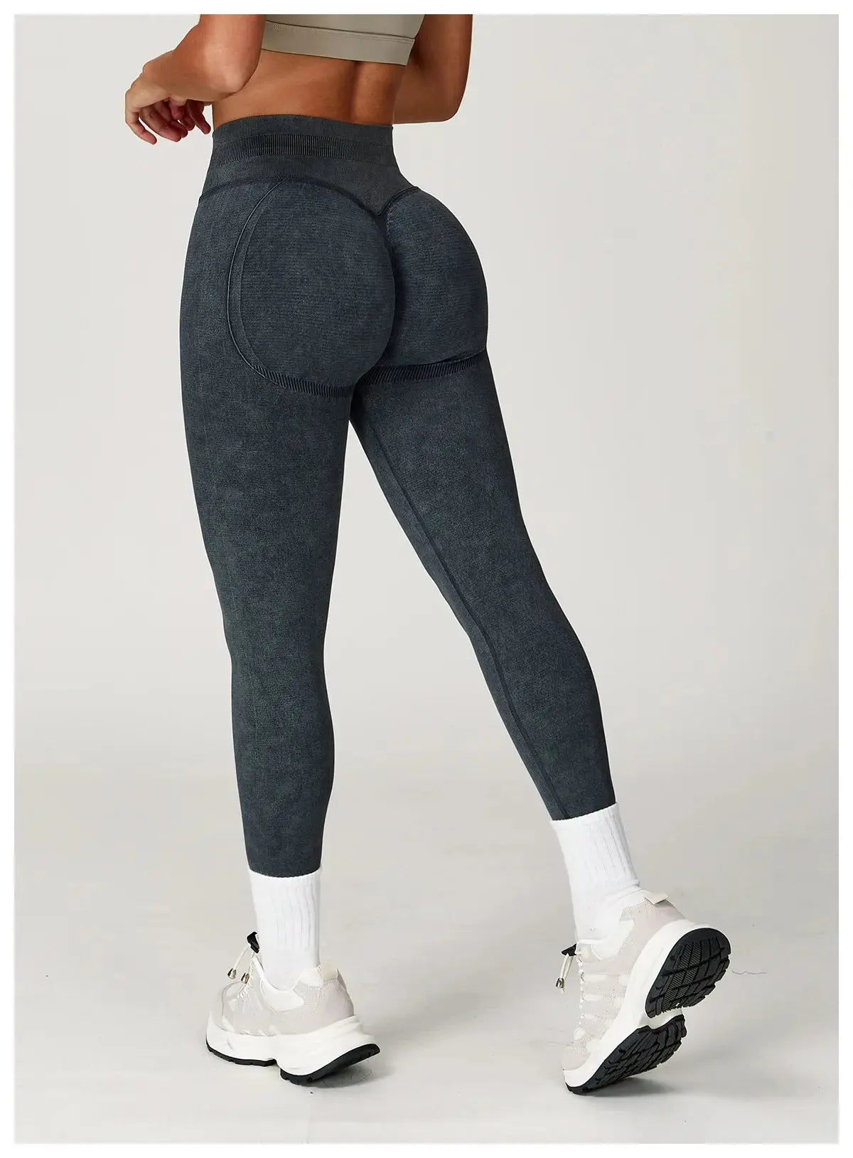 Yoga Pants Sports Leggings Women Seamless Sports Yoga Pant High Waist Ribbed Gym Clothes Fitness Workout Wear Scrunch Bum Tights luxecrown.co.uk