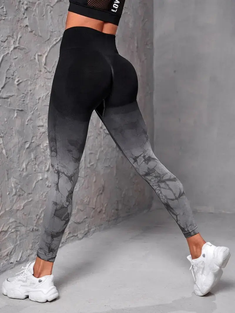 Yoga Pants Women Seamless Leggings Push Up Sports Fitness Joggings High Waist Gym Workout Scrunch Tie Dye Running Leggings luxecrown.co.uk