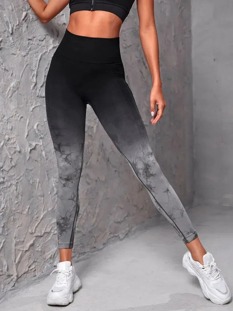 Yoga Pants Women Seamless Leggings Push Up Sports Fitness Joggings High Waist Gym Workout Scrunch Tie Dye Running Leggings luxecrown.co.uk