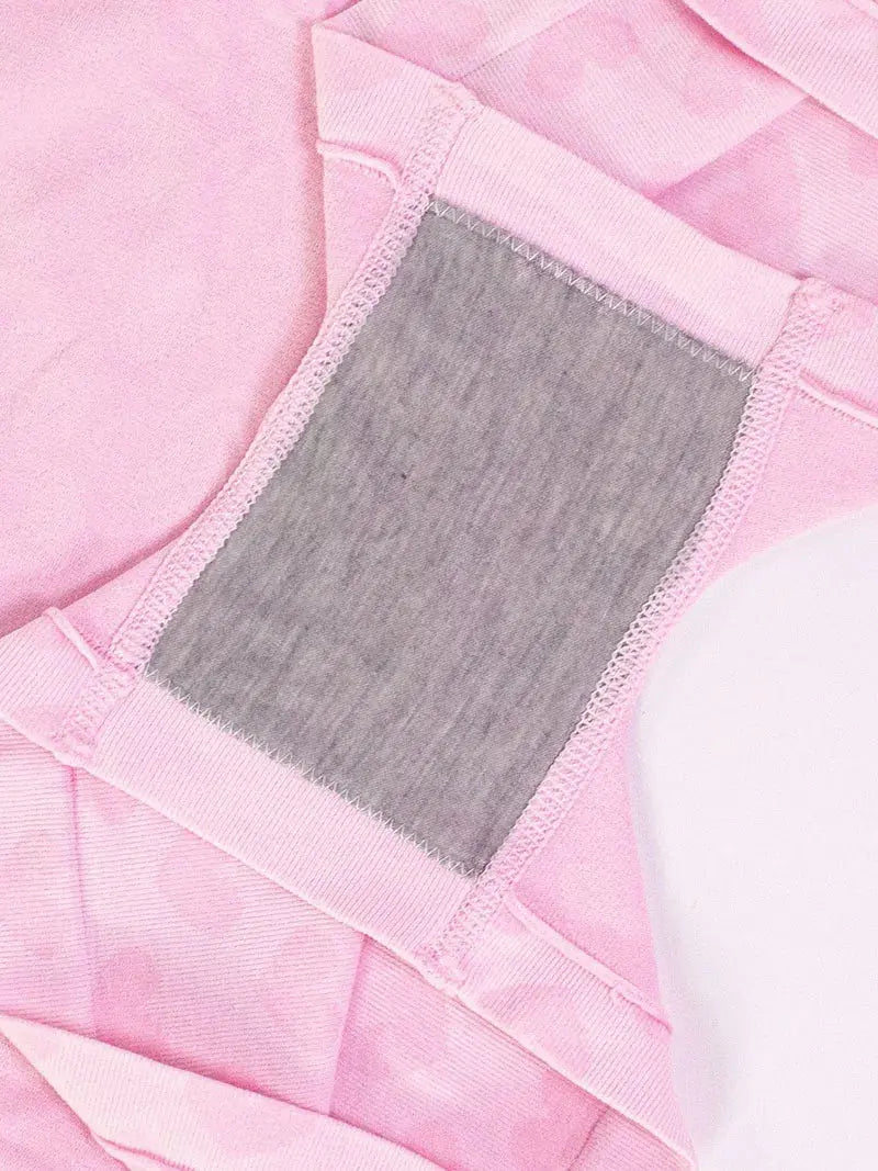 Your Own Logo Text Professional Custom Panties Love Heart Pink Knitting Underwear High-waisted Comfortable Breathable Panties Streetsharks