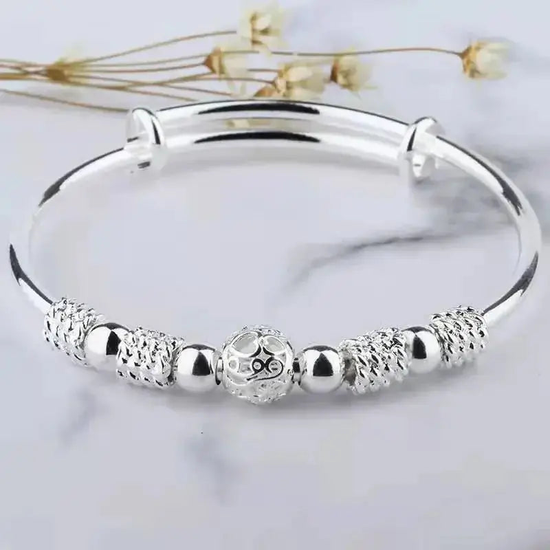 charms 925 sterling silver Luxury lucky Beads bracelets Bangles for women fashion classic party wedding jewelry Adjustable Streetsharks