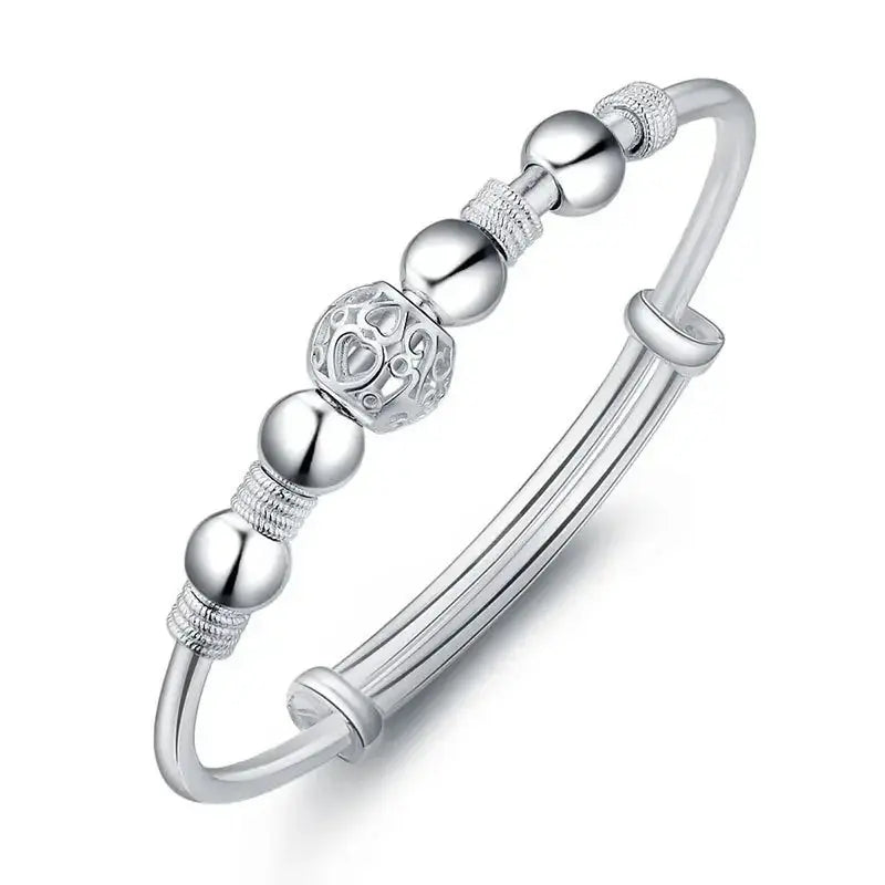 charms 925 sterling silver Luxury lucky Beads bracelets Bangles for women fashion classic party wedding jewelry Adjustable Streetsharks