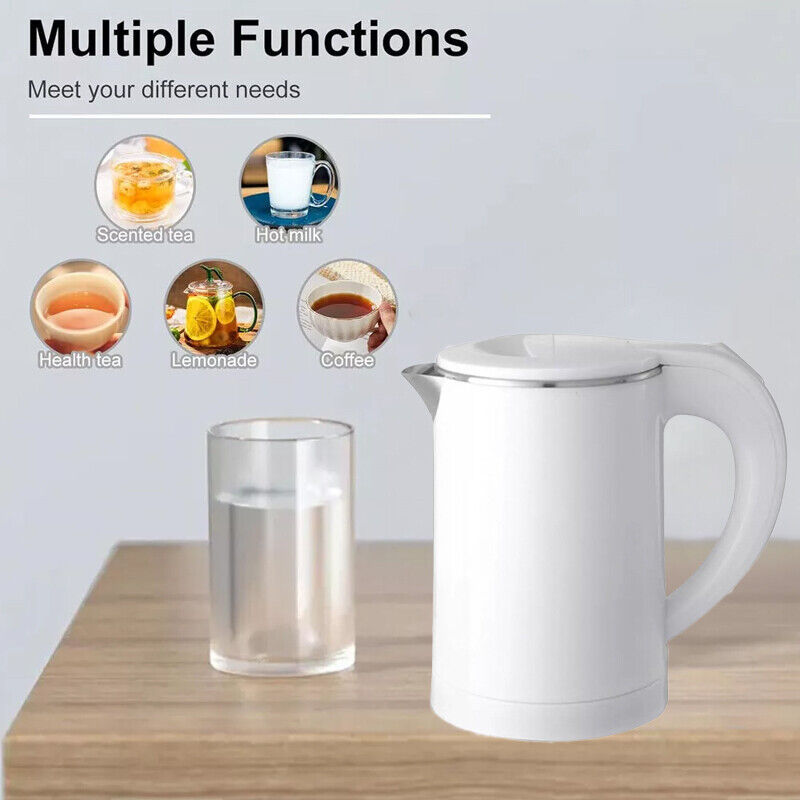 600ML Portable Electric Water Kettle Ideal For Travel Camping Caravan 800W StreetSharks