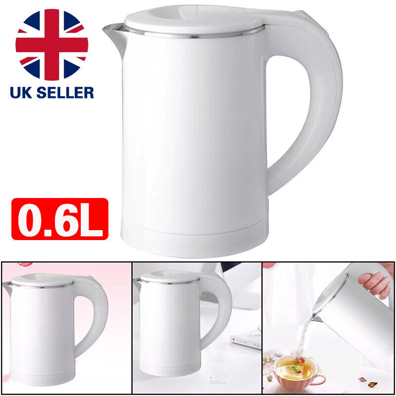 600ML Portable Electric Water Kettle Ideal For Travel Camping Caravan 800W StreetSharks