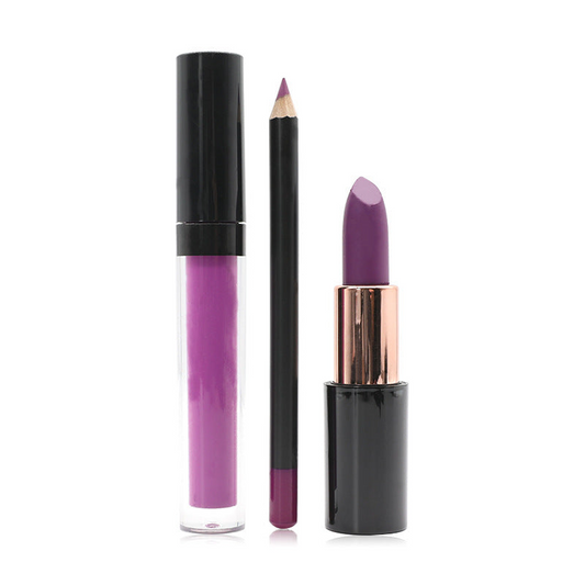 Three-Piece Lipstick Set! 7 (Bundle 8 pcs) Streetsharks