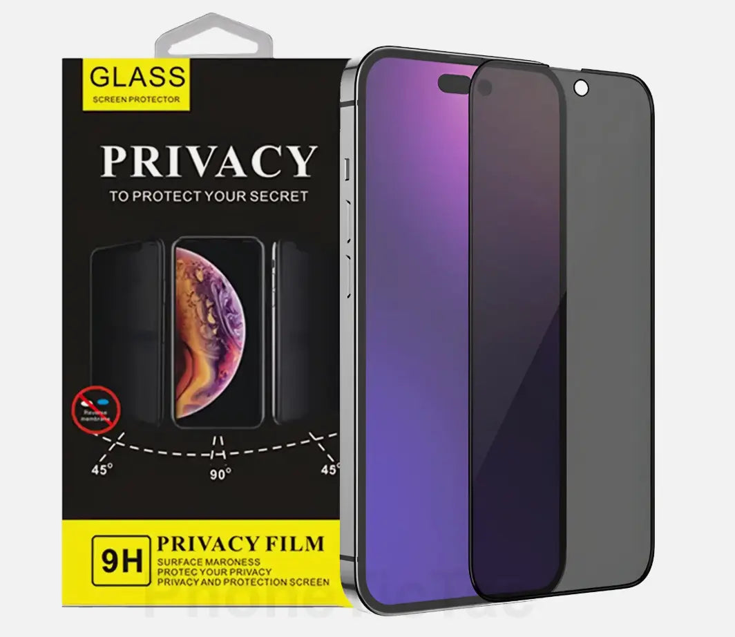 iPhone 11-16 Series Complete Privacy Tempered Glass Screen Protector | Pro/Pro Max | X/XS/XR/SE | Best Screen Protection Streetsharks
